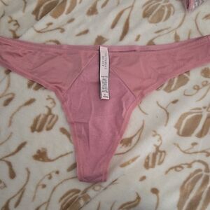 Victoria's Secret Pink Cotton Thong